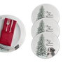 Hermia Set de 4 Manteles Individuales Multicolor de 37 cm
